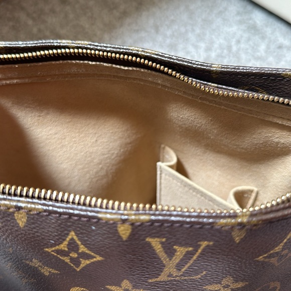 Louis Vuitton Monogram Canvas Looping GM Shoulder Bag Purse Brown Number Leather - Picture 13 of 16